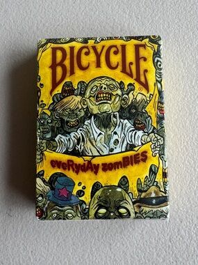 Bicycle Everyday Zombies Playing Cards - Yellow